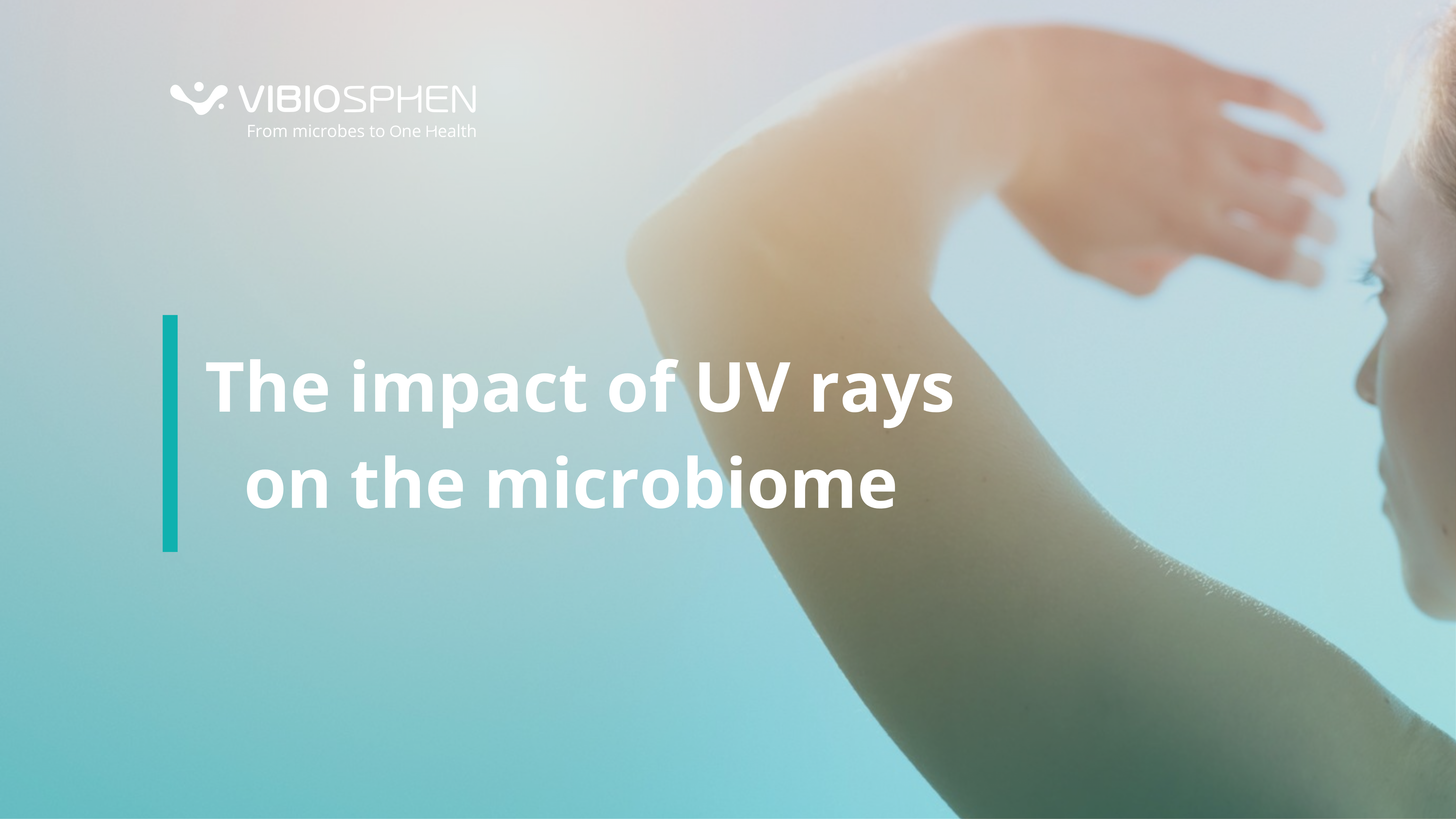The impact of UV rays on the skin microbiome